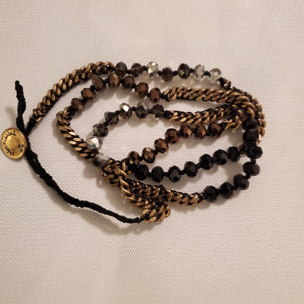 Wrap bracelet with stones. Chloe and Isabel brand